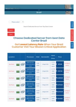 Dedicated Server Brazil