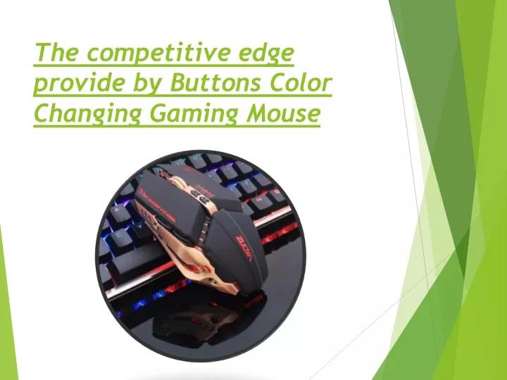 the competitive edge provide by buttons color