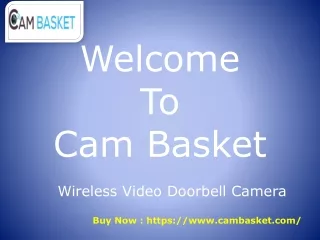 Video Doorbell Camera - Cam Basket