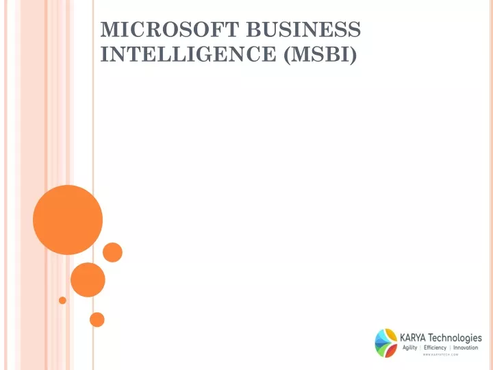 microsoft business intelligence msbi