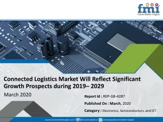 connected logistics market will reflect