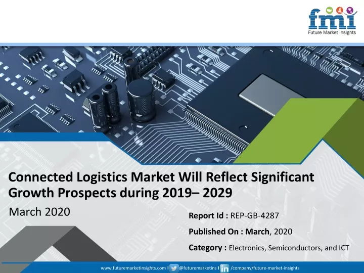 connected logistics market will reflect