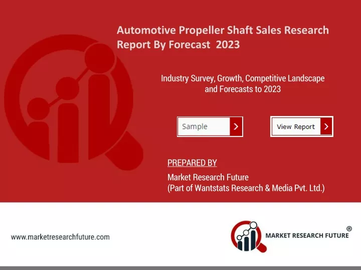 automotive propeller shaft sales research report