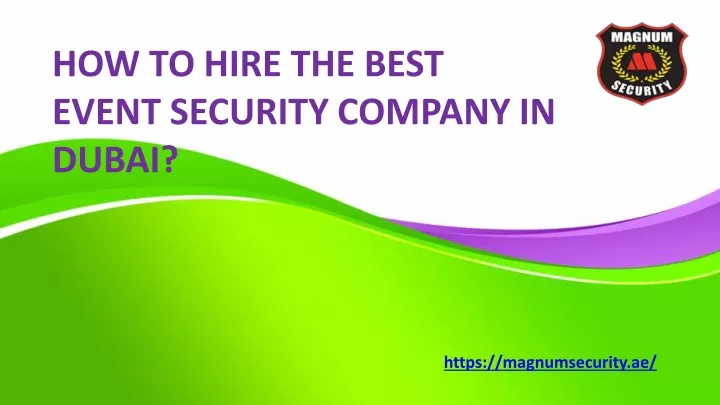 how to hire the best event security company