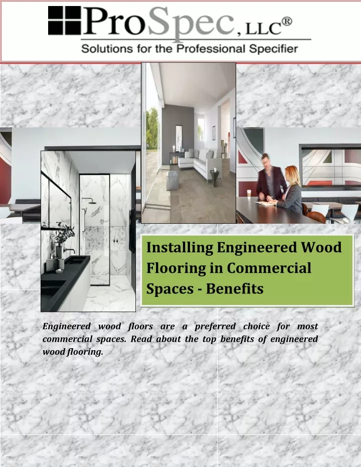 installing engineered wood flooring in commercial