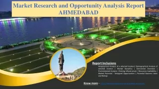 Market Research and Opportunity Analysis Report - Ahmedabad