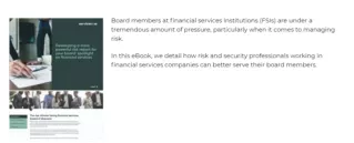 Developing a More Powerful Risk Report for Financial Services - Paperopedia