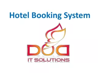hotel booking syste m