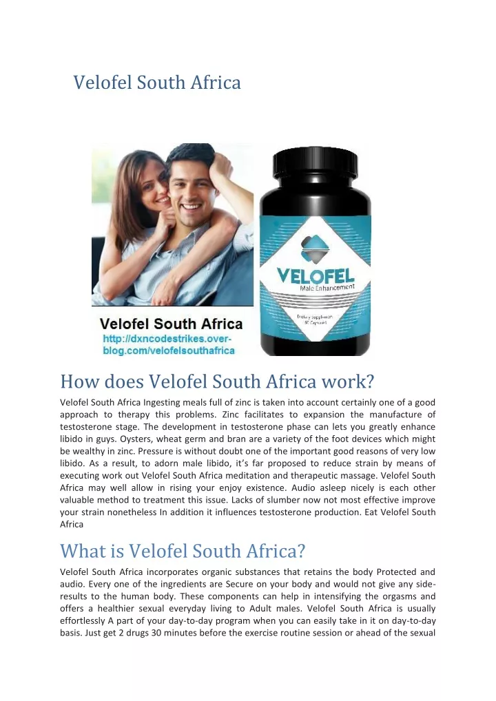 velofel south africa