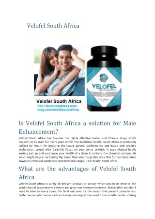 Velofel South Africa