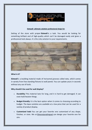 slatwall ultimate solution professional shops for