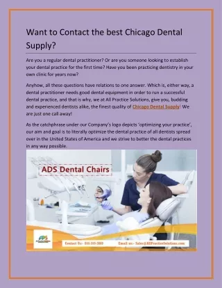 Best Chicago Dental Supply