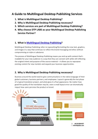 desktop publishing companies