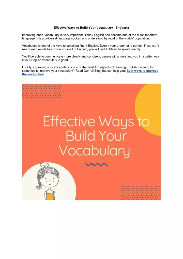 effective ways to build your vocabulary engvarta