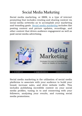 social media marketing