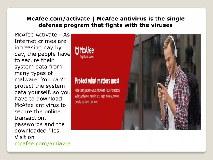 mcafee com activate mcafee antivirus