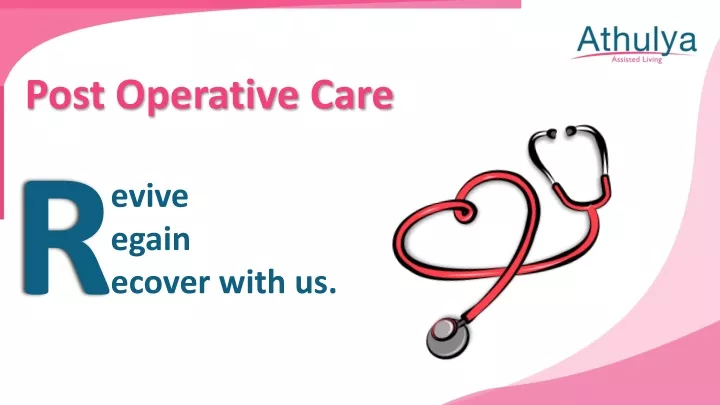 post operative care