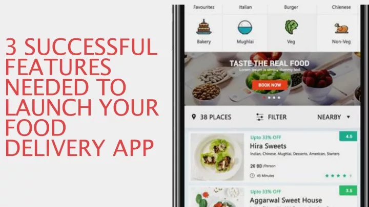 3 successful features needed to launch your food
