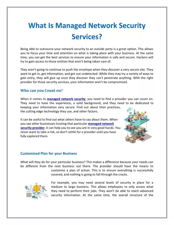 what is managed network security services