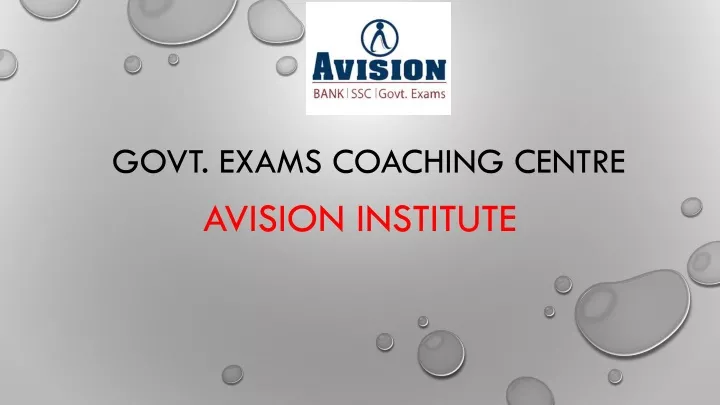 govt exams coaching centre