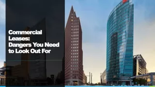 commercial leases dangers you need to look out for