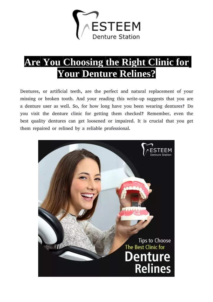 are you choosing the right clinic for your