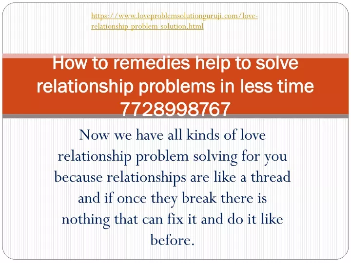 how to remedies help to solve relationship problems in less time 7728998767