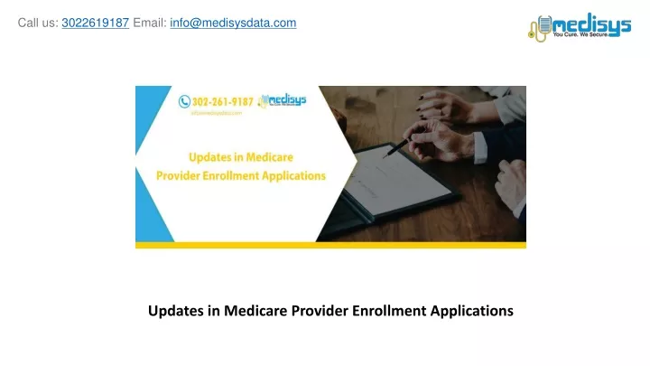 updates in medicare provider enrollment applications