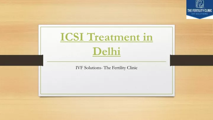 icsi treatment in delhi