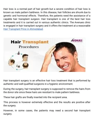 What Are Some Reasons That Make You Require Second Hair Transplant?