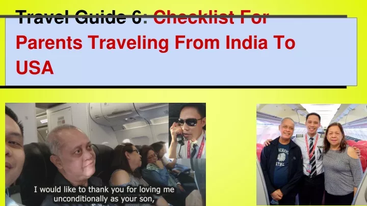 travel guide 6 checklist for parents traveling from india to usa