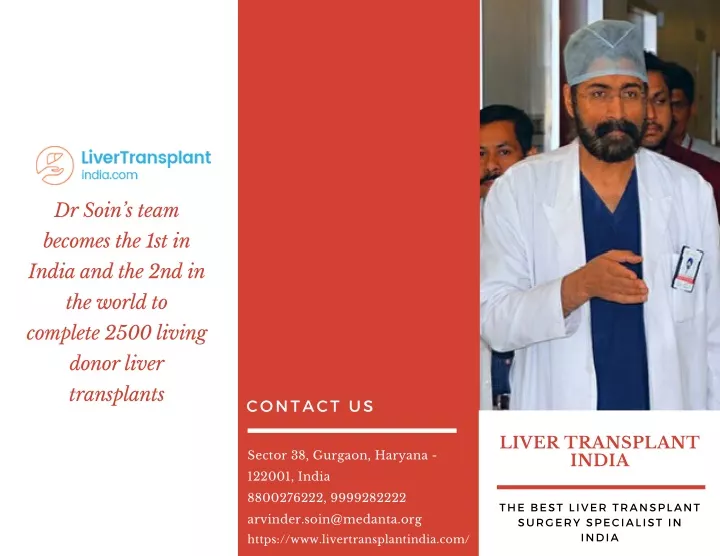 dr soin s team becomes the 1st in india