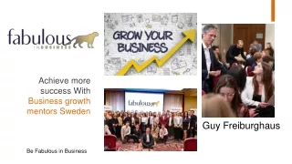 Achieve more success With Business growth mentors Sweden