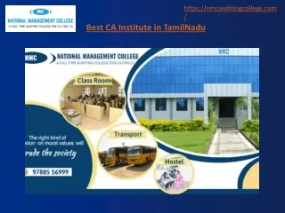 Best CA institute in TamilNadu