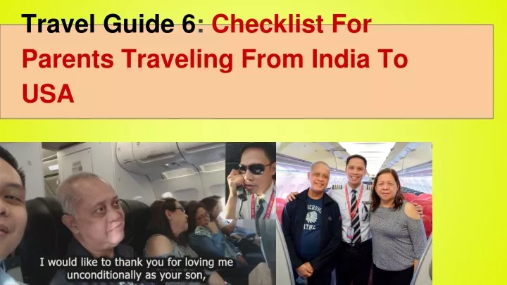 travel guide 6 checklist for parents traveling from india to usa