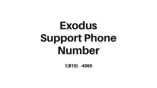 Exodus Support Phone Number【1(810) 355-4365#】