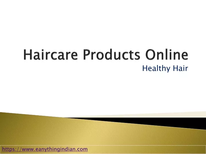 haircare products online