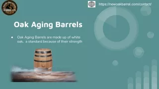 Oak Aging Barrel