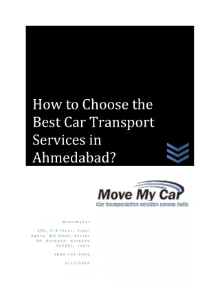 how to choose the best car transport services