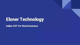 Indian GST for WooCommerce