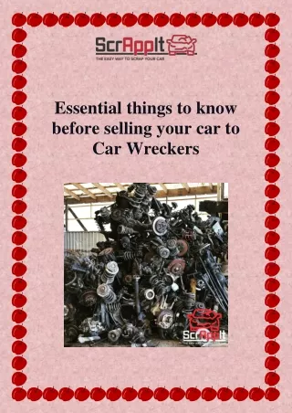 Top place to find reliable Car Wreckers!