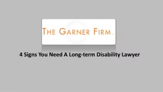 4 signs you need a long-term disability lawyer