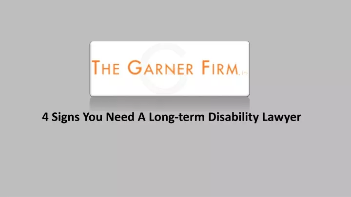 4 signs you need a long term disability lawyer