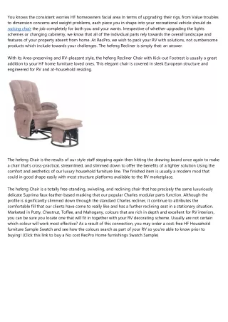 This Week's Top Stories About recliner with ottoman