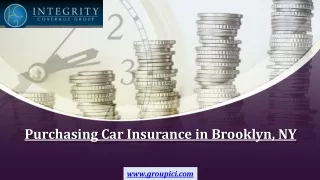 Purchasing Car Insurance in Brooklyn, NY