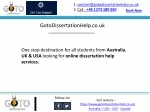 Online Dissertation Help - slide 1
