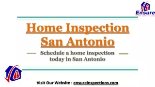 Home Inspection San Antonio