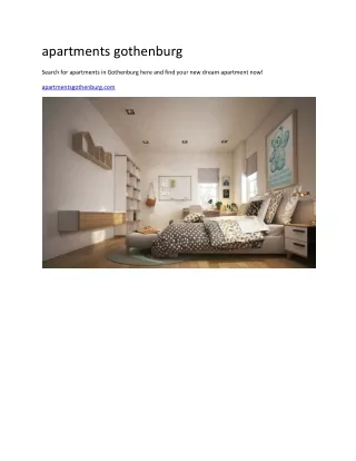 apartments gothenburg