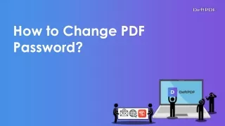 how to change pdf password