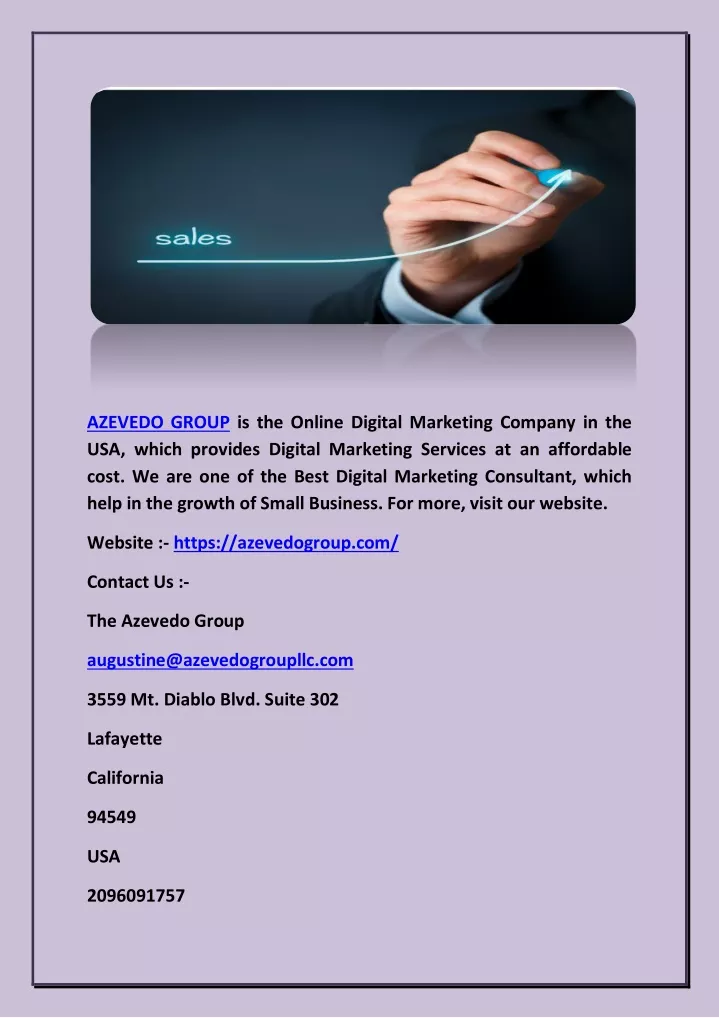 azevedo group is the online digital marketing